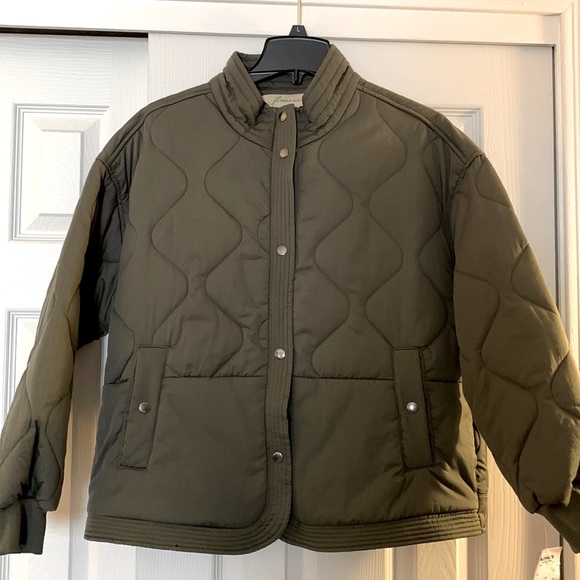 BRAND NEW j2 army green quilted jacket! - Picture 2 of 11